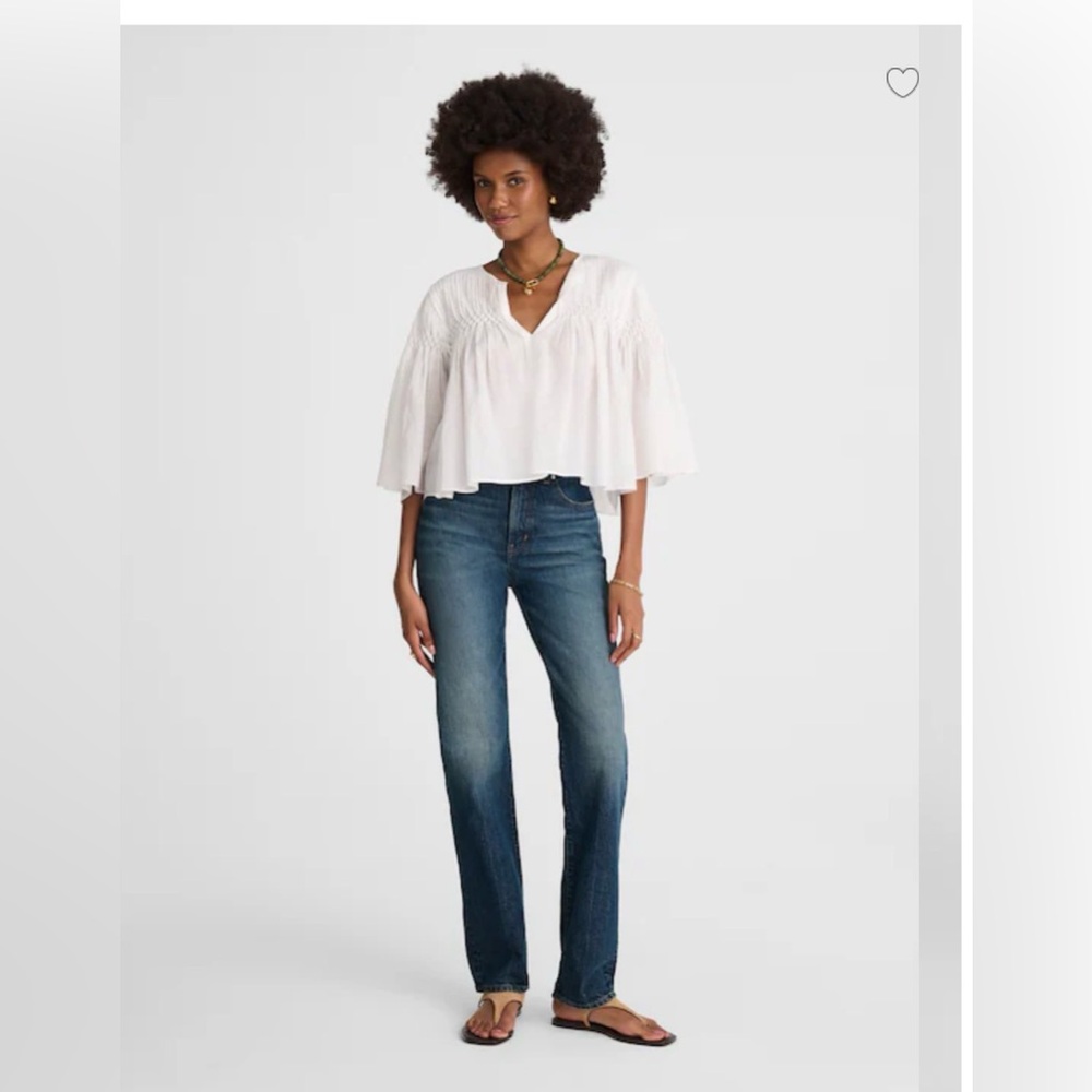 NWT Madewell The Longline Straight Jean in Greendale Wash Size 31